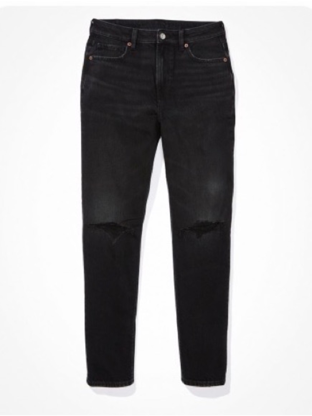 AE Strigid Mom Jean - Destroyed Black -
Size: 16 Regular - Picture 2 of 7